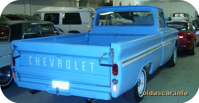 1966 Chevrolet C10 Custom Fleetside Long Bed pickup back